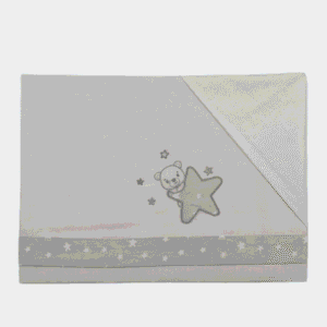 Juego minicuna algodón100% 50x80/90cm estrella oso DENENES