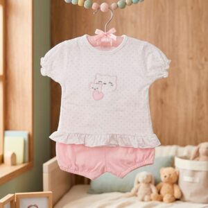 Conjunto pijama algodón 100% 2 piezas M/corta RF/553