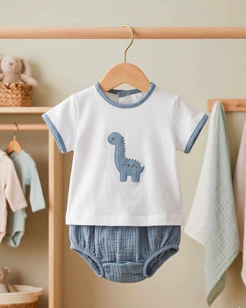 Conjunto algodón 100% dinosaurio RF/1502 - Imagen 3