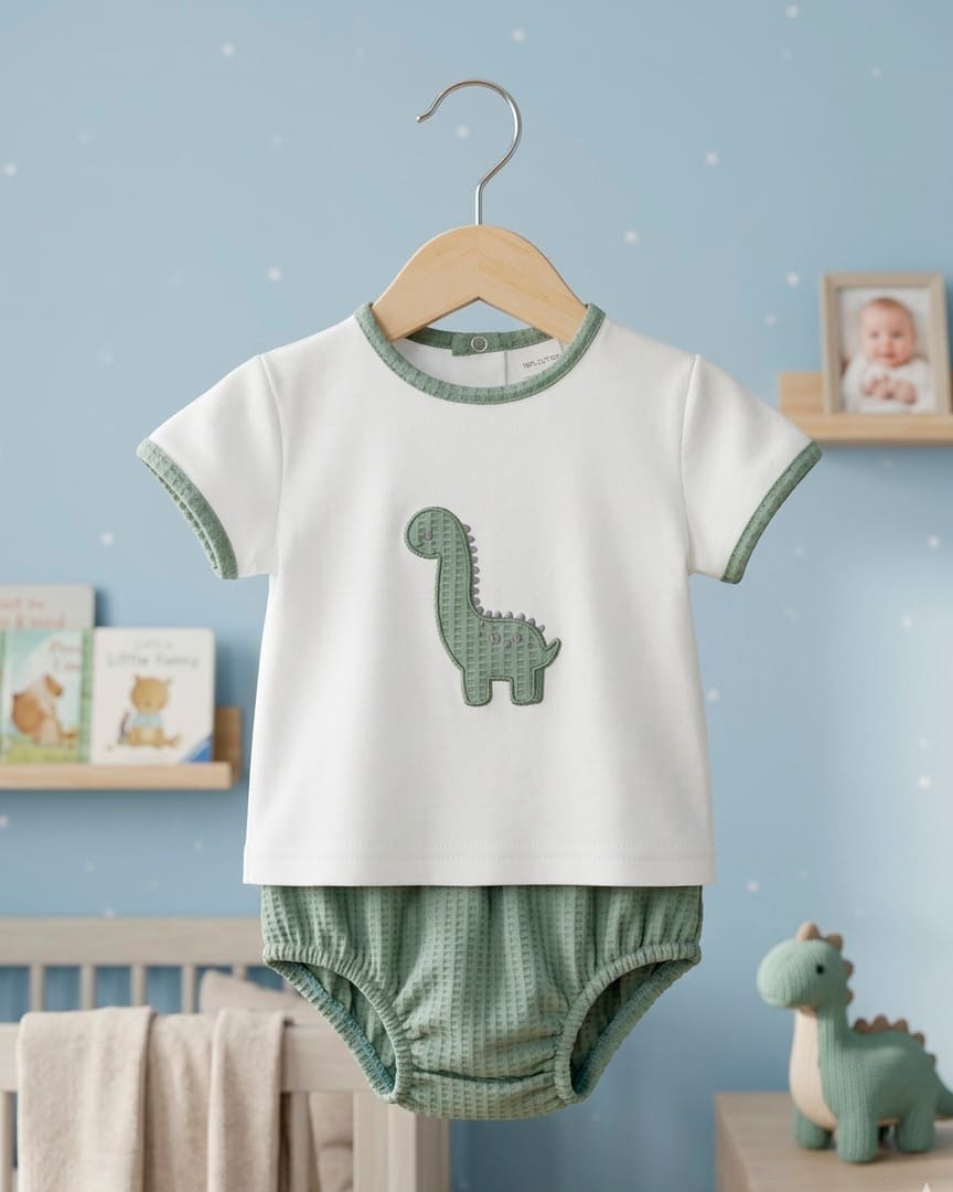 Conjunto algodón 100% dinosaurio RF/1502 - Imagen 2
