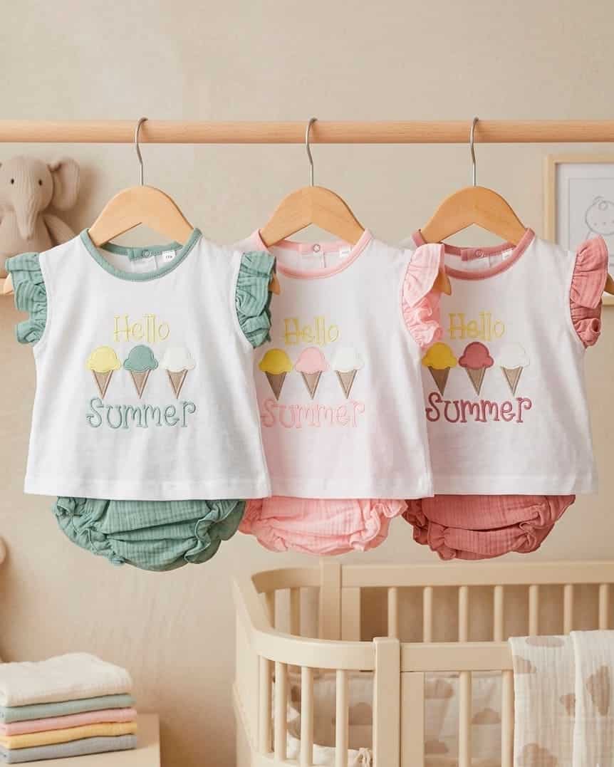Conjunto algodón 100% helados RF/1503