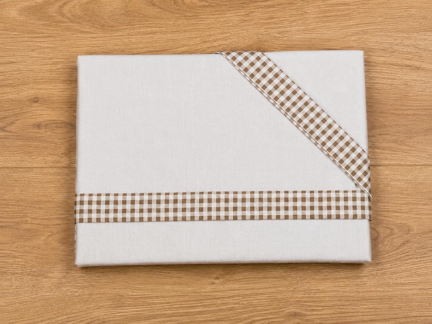 Minicuna tela algodón filo vichy 100% DENENES 50x80/90cm - Imagen 3