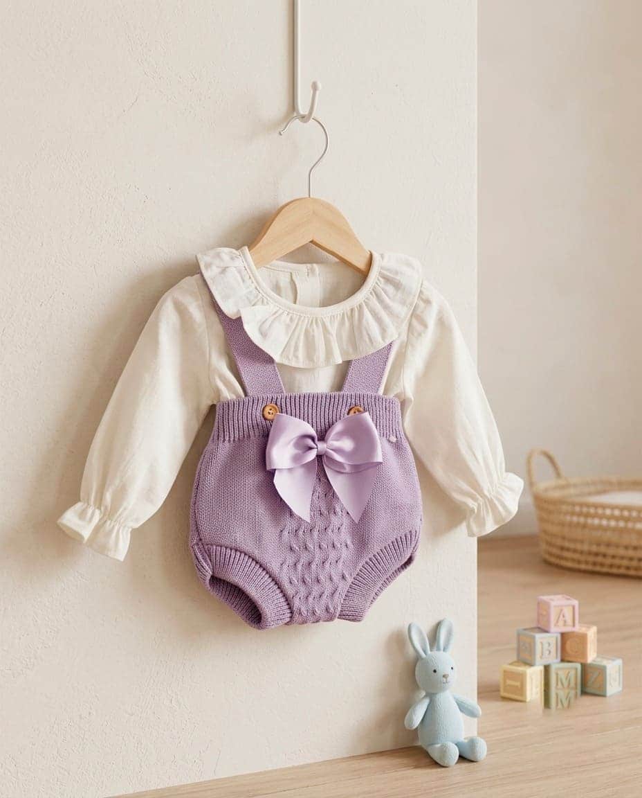 Conjunto cubre tiranta lana camisa bambula RF/595 - Imagen 2