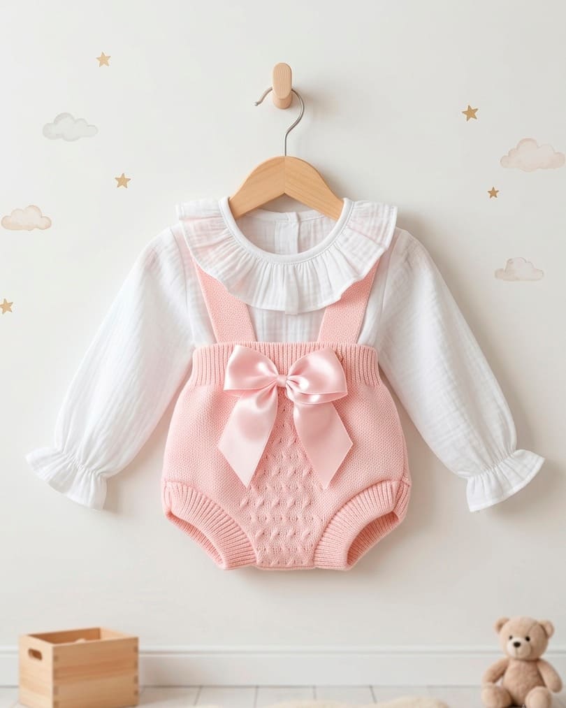 Conjunto cubre tiranta lana camisa bambula RF/595 - Imagen 3