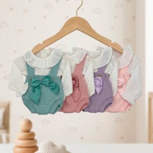 Conjunto cubre tiranta lana camisa bambula RF/595