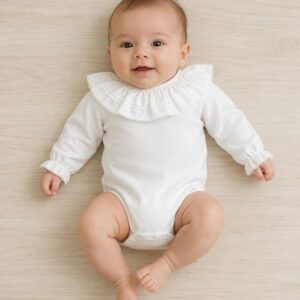 Body algodón 100% cuello volante M/Larga BABIDU RF/1173