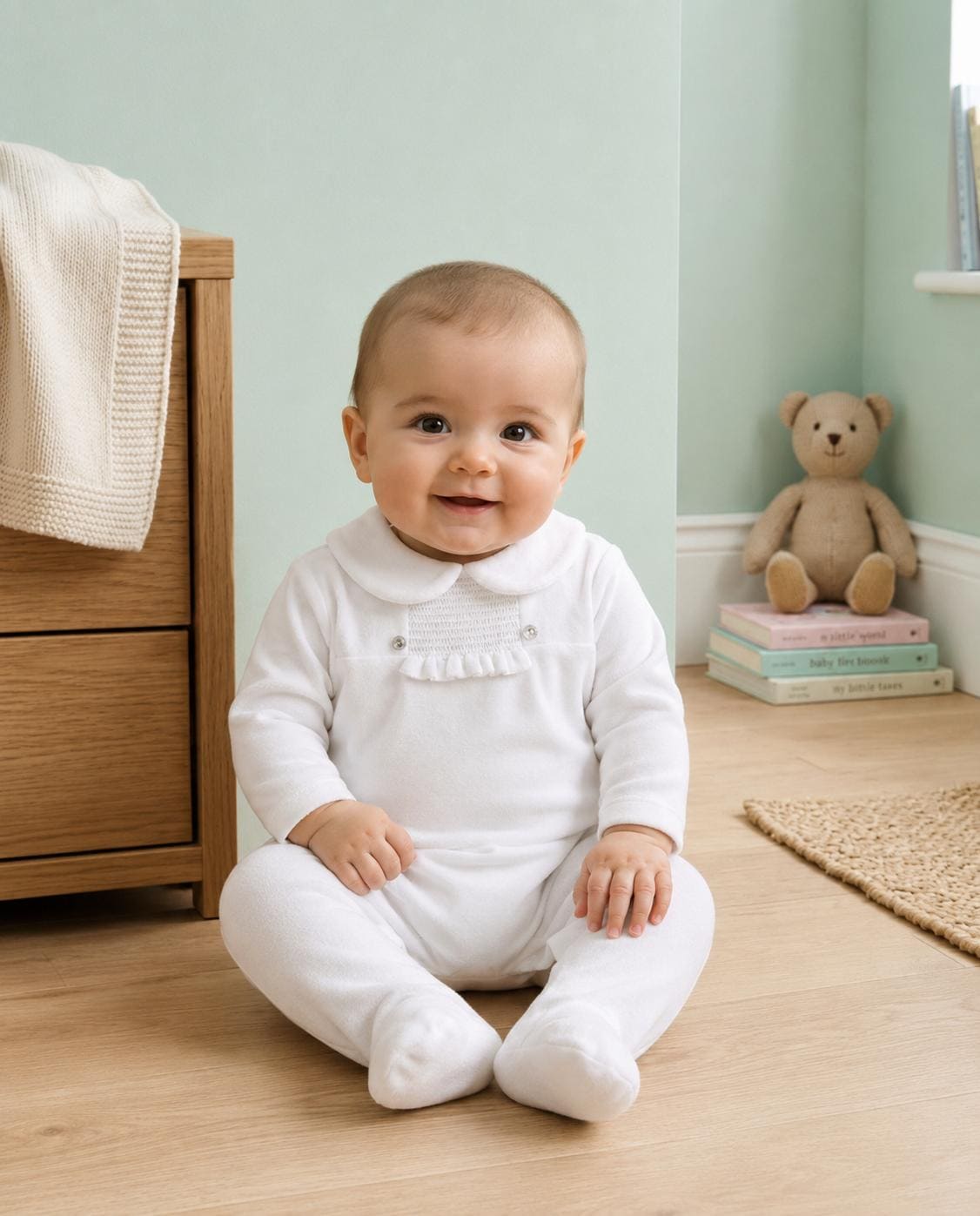 Pijama terciopelo cuello bebé RF/54 - Imagen 4