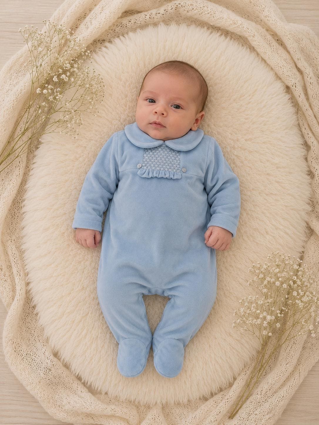 Pijama terciopelo cuello bebé RF/54 - Imagen 3