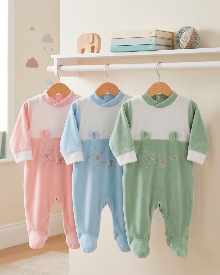 Pijamas terciopelo una pieza RF/06 - Imagen 5