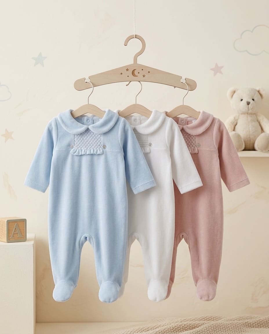 Pijama terciopelo cuello bebé RF/54 - Imagen 2