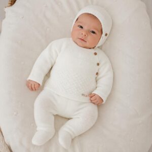 Conjunto lana polaina jersey capota RF/9009