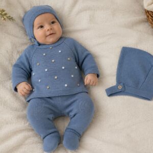 Conjunto polaina lana jersey y capota RF/9001