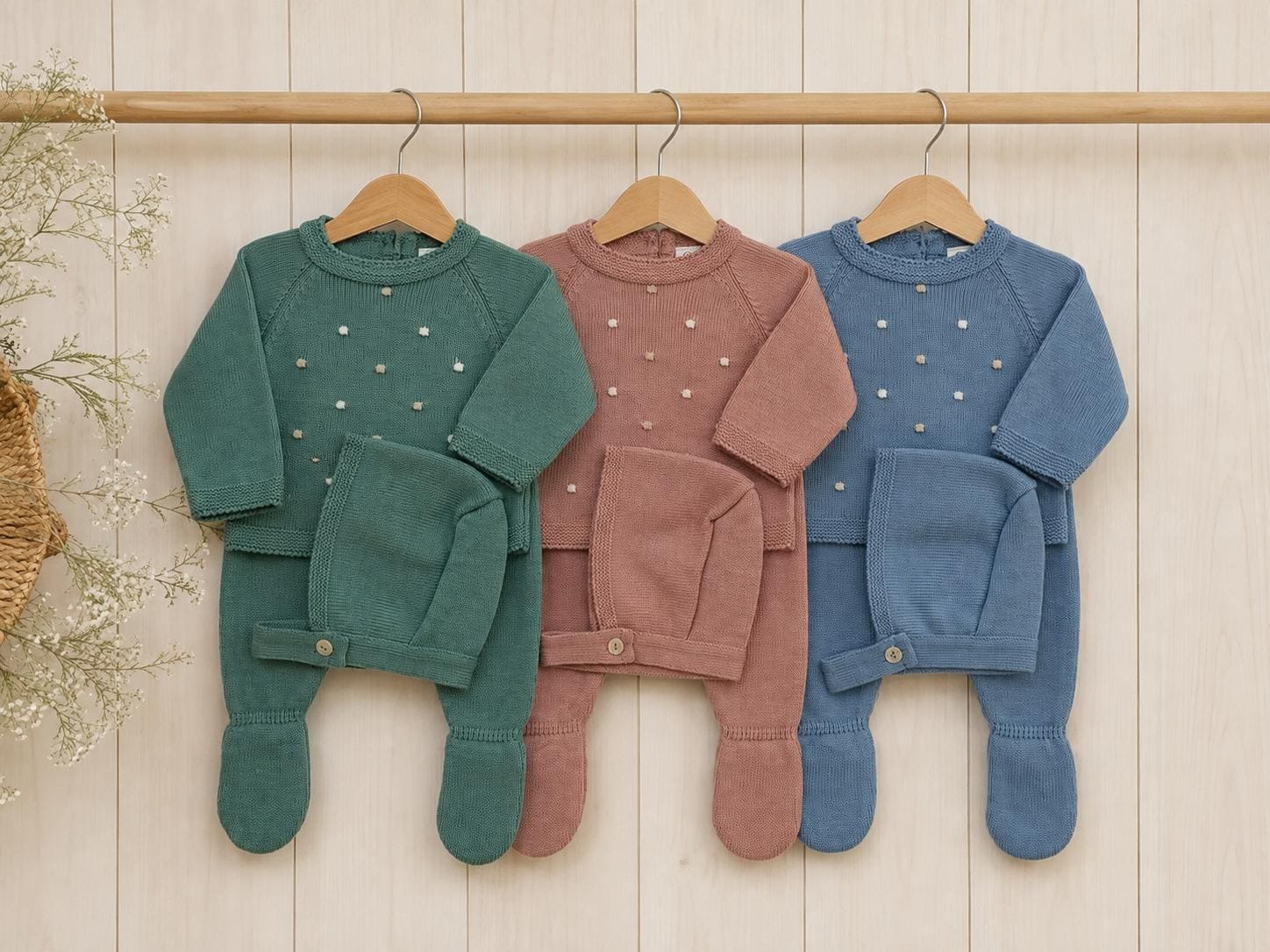 Conjunto polaina lana jersey y capota RF/9001 - Imagen 2