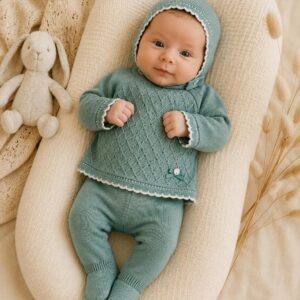 Conjunto lana polaina jersey y capota RF/2020
