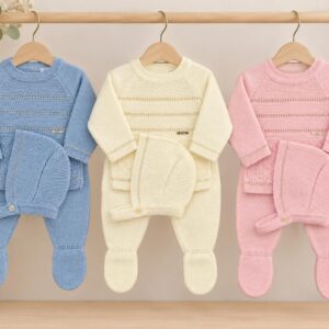 Conjunto lana polaina jersey capota RF/2013